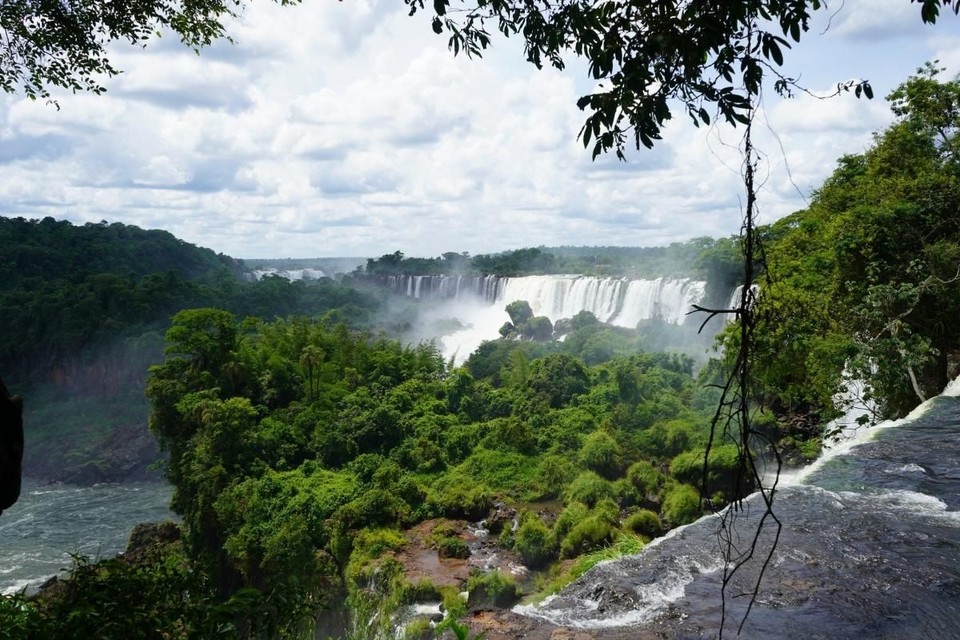 Argentina's Iguazú Falls, where a symphony of water creates a breathtaking spectacle